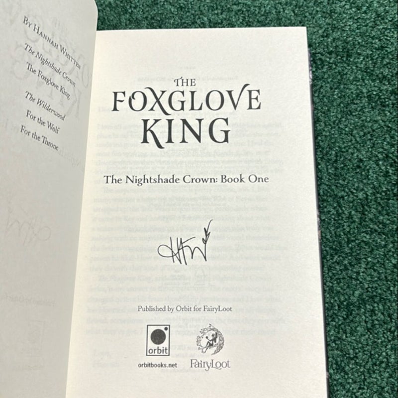 Fairyloot The Foxglove King