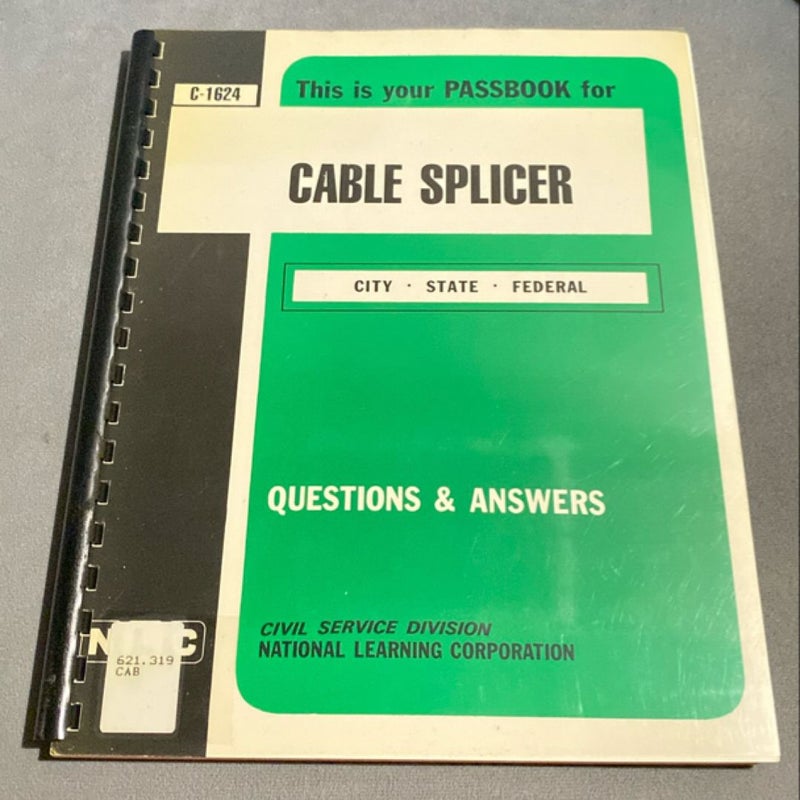 Cable Splicer by National Learning Corporation