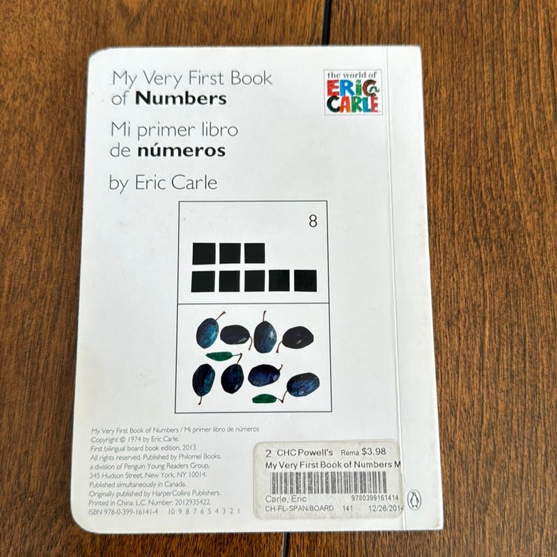 My Very First Book of Numbers / Mi Primer Libro de Números