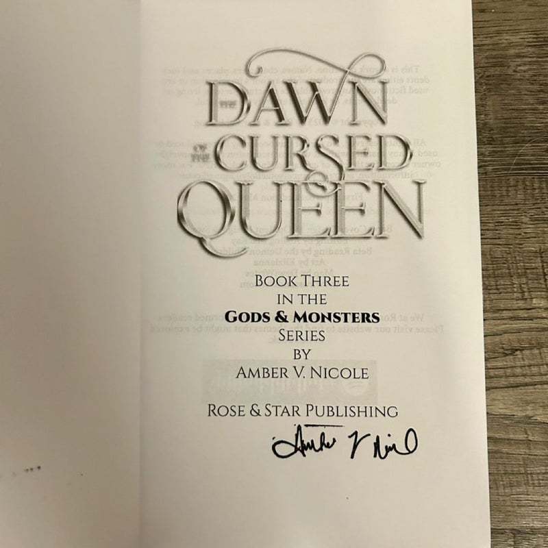 Signed (Stamped) Dawn of the Cursed Queen