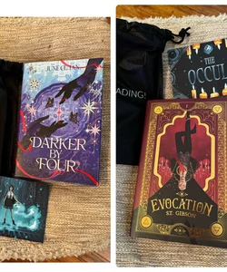 fairyloot evocation and darker by four April box