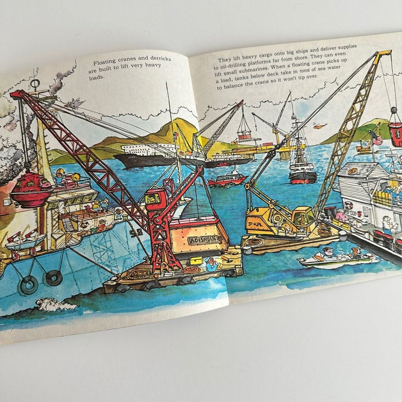 Vintage 1977 Busy Boats