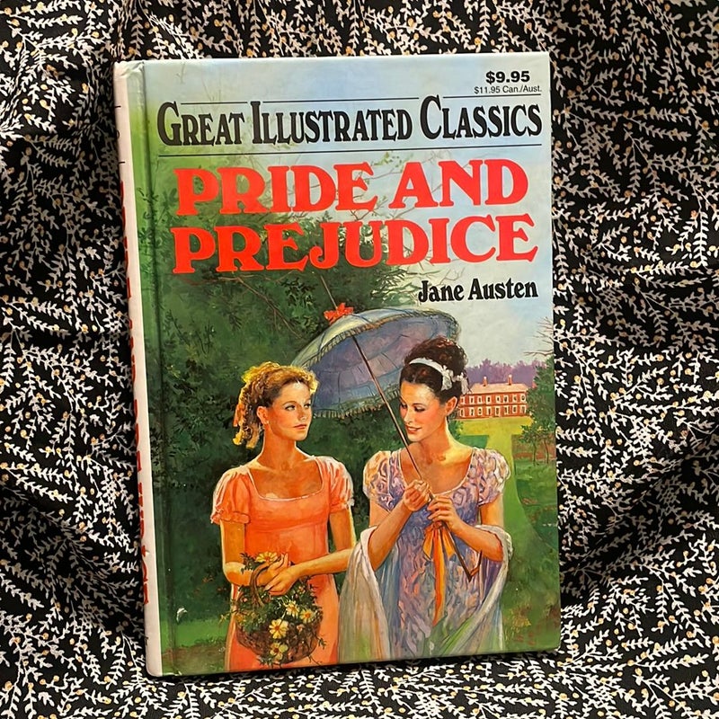 Pride and Prejudice: Illustrated Edition by Jane Austen, Hardcover