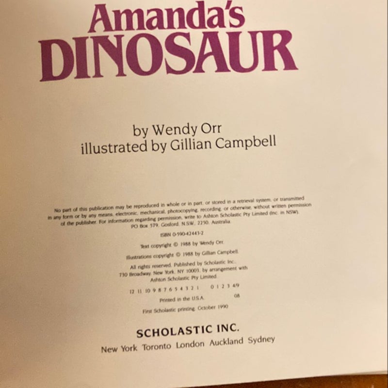 Amanda's Dinosaur