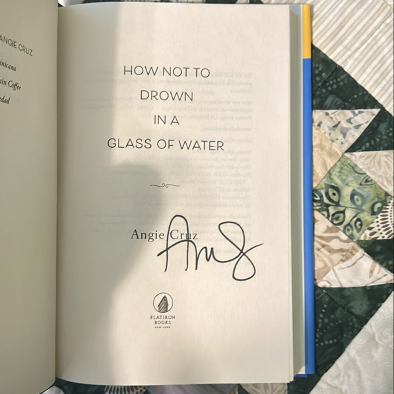 SIGNED - How Not to Drown in a Glass of Water