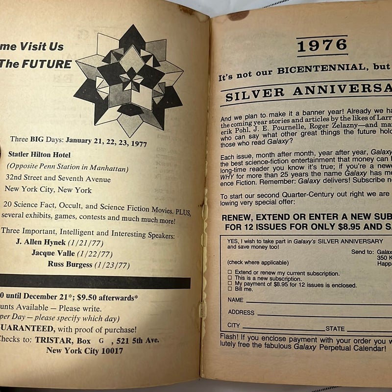 Galaxy Science Fiction Magazine