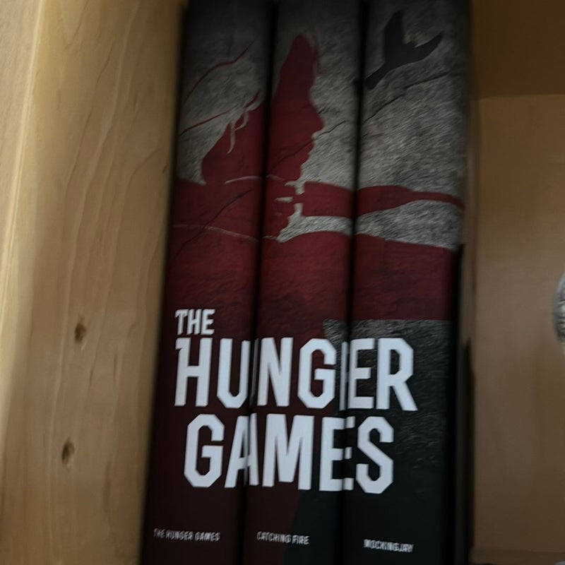 The Hunger Games - Full Series 1-3 Dust Jackets Only