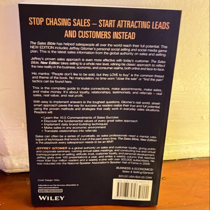 The Sales Bible, New Edition