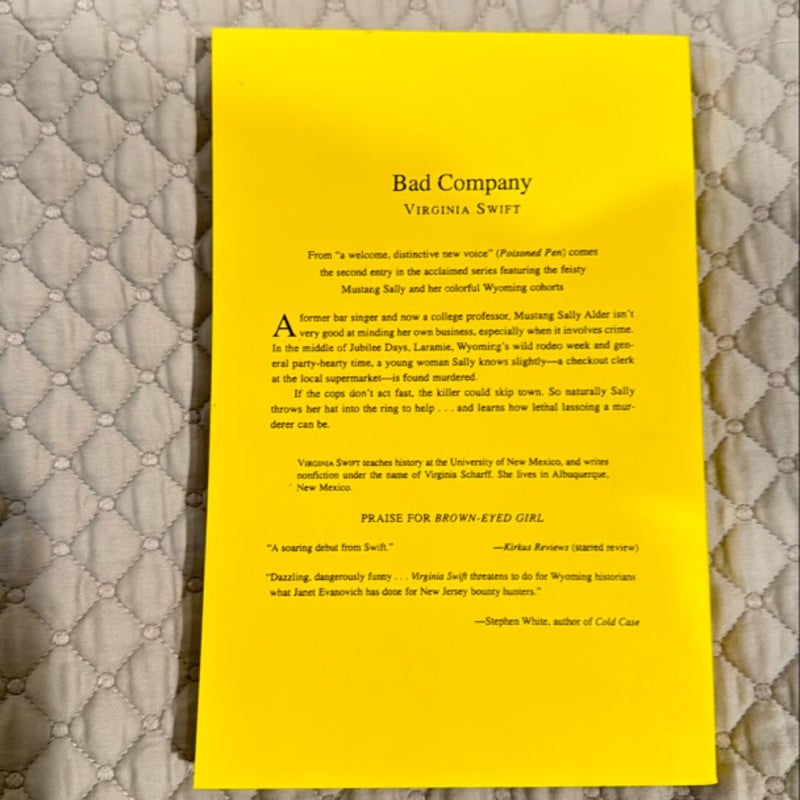 Bad Company (Uncorrected Proof)
