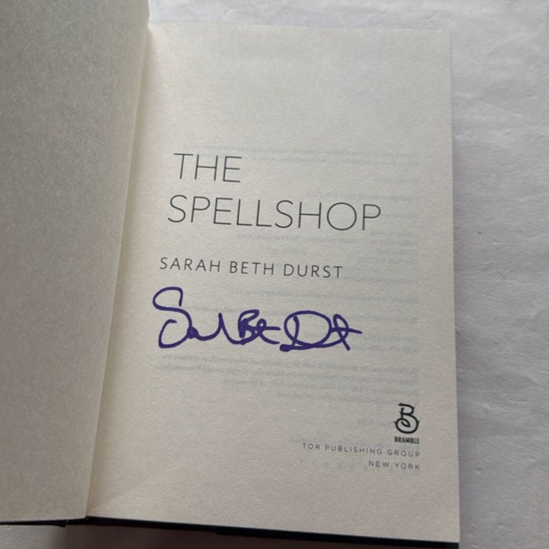 The Spellshop - signed 
