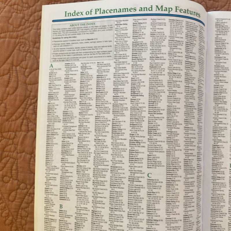Oklahoma Atlas and Gazetteer