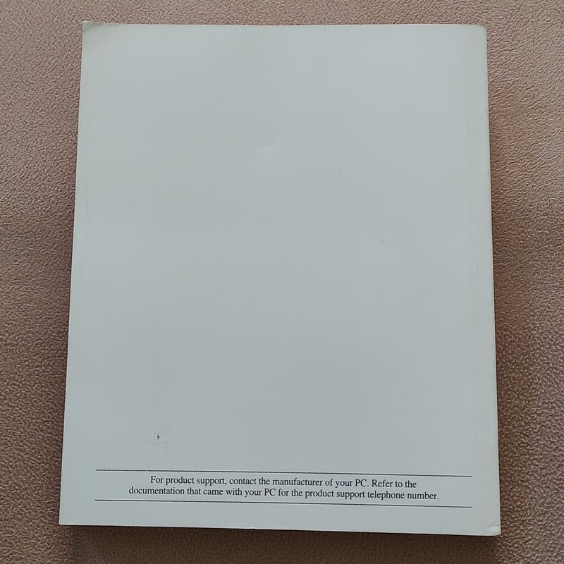 Microsoft MS-DOS 6.22 Operating System User's Guide