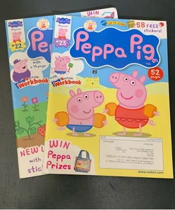 2 Peppa Pig Magazines 