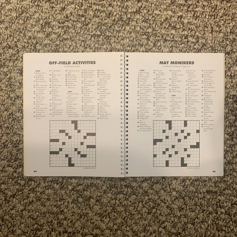 USA Today Sports Crosswords