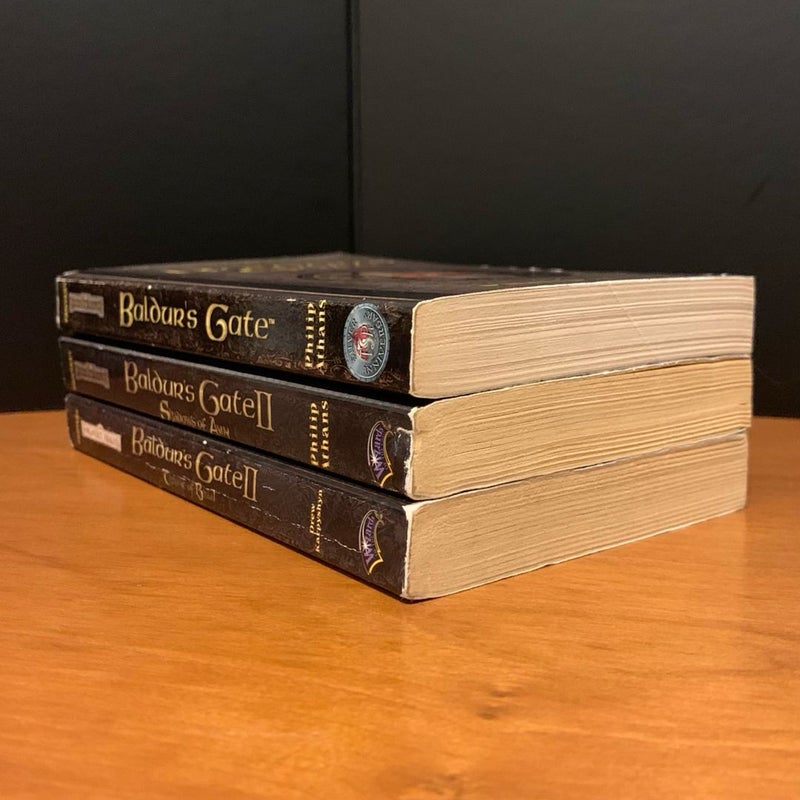 Forgotten Realms: Complete Baldur’s Gate Trilogy: Baldur’s Gate, Baldur’s Gate II: Shadows of Amn, Baldur’s Gate II: Throne of Bhaal, All First Edition