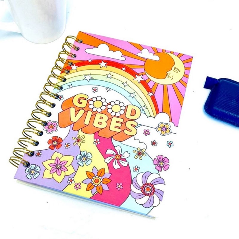 Good Vibes Hardback Spiral Journal