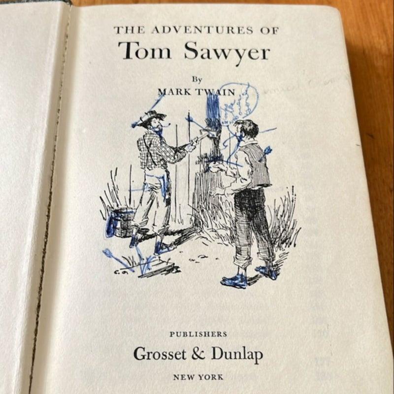 1922 Edition of The Adventures of Tom Sawyer 