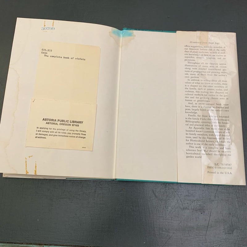 The Complete Book of Violets