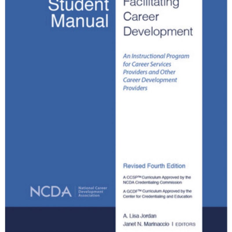 Facilitating Career Development Training Program Student Manual
