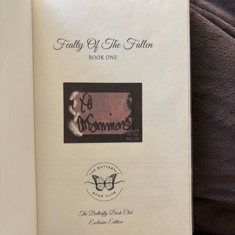 Fealty of the Fallen (Butterfly Club Signed Special Edition)