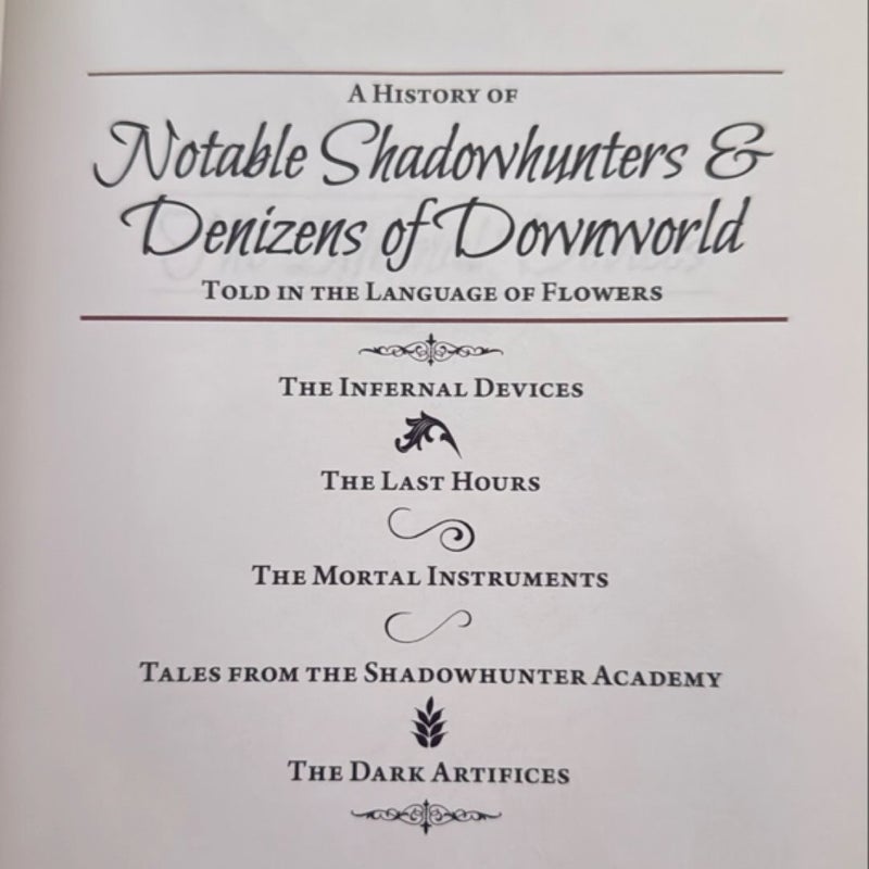 A history of notable Shadowhunters and Dennisons of down world