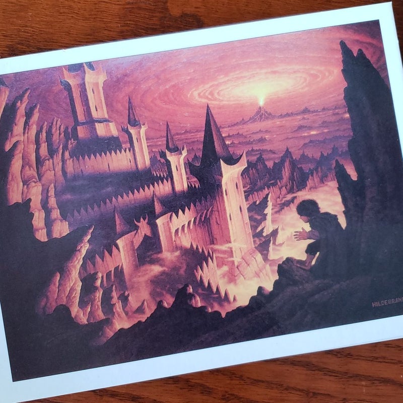Tolkien Magnet Postcard Book