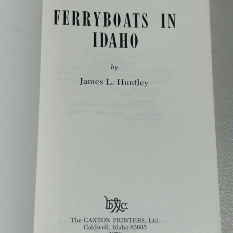 Ferry Boats in Idaho