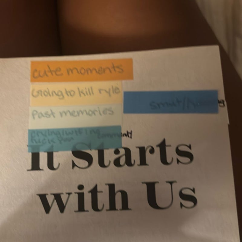 It Starts with Us