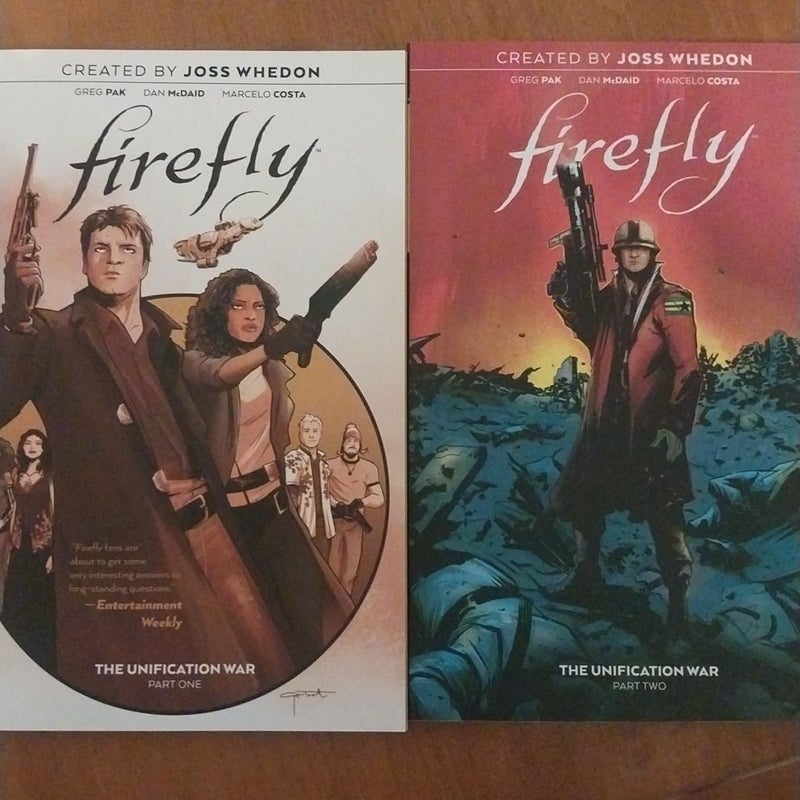 Firefly: the Unification War Vol. 1 and 2