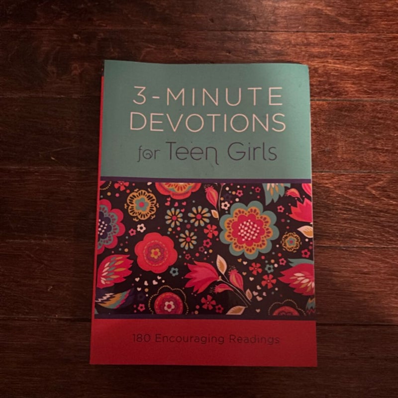 3-Minute Devotions for Teen Girls
