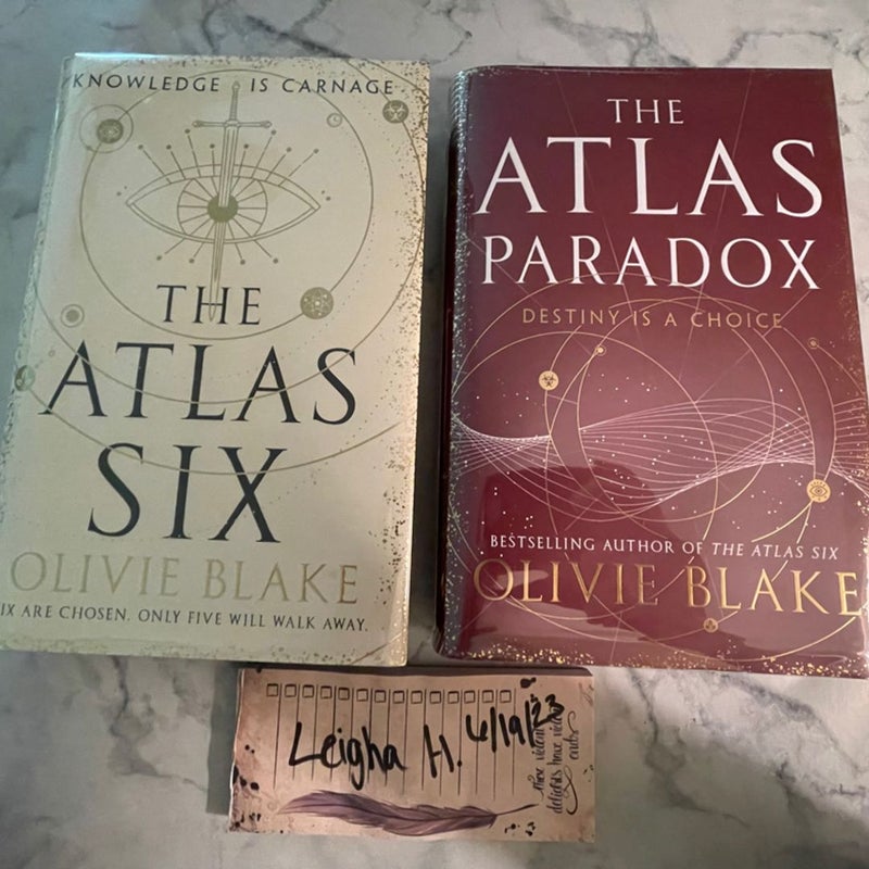 Fairyloot The Atlas Six and The Atlas Pardox BUNDLE