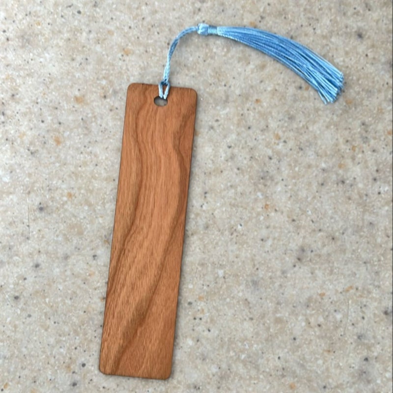 Wooden bookmark 