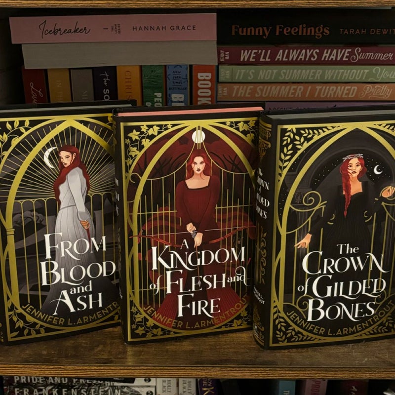 Blood and ash series fairyloot signed  edition 