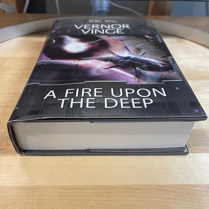 A Fire Upon The Deep - Vernor Vinge 1992, 1st Edition