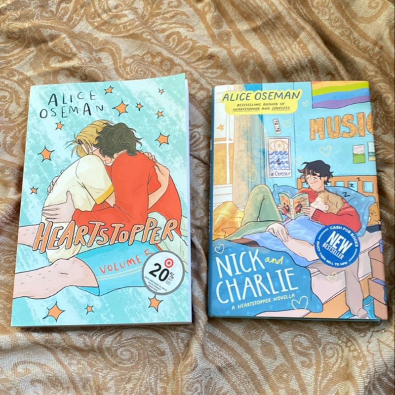 Heartstopper 1-5 + Nick and Charlie novella