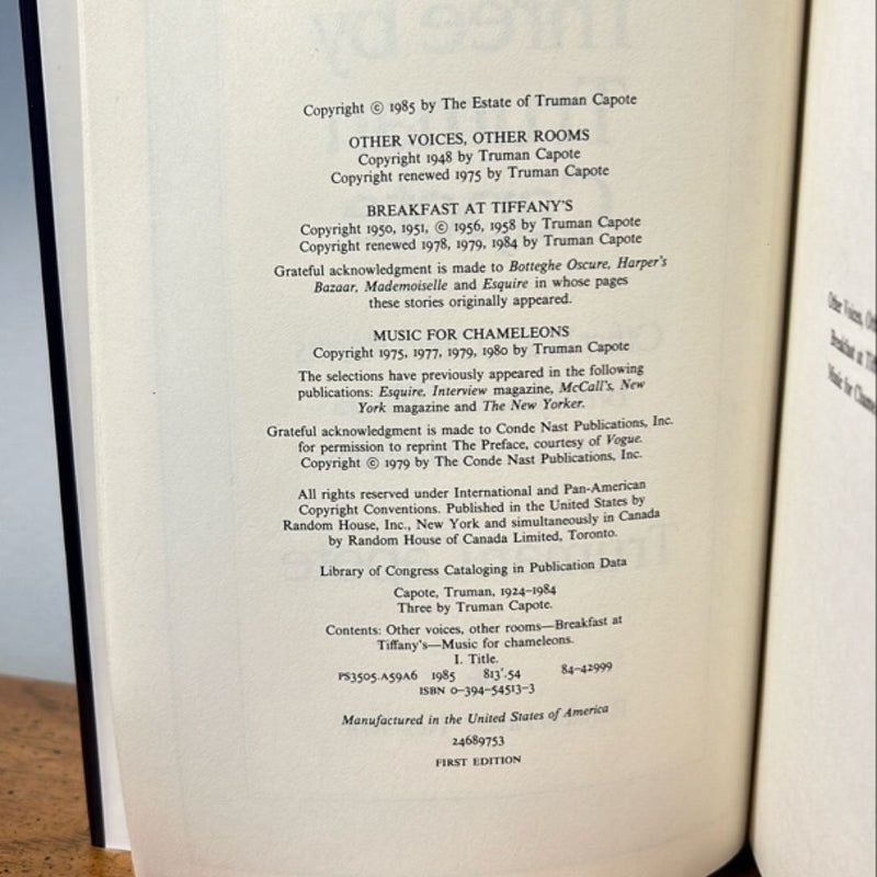 Three By Truman Capote