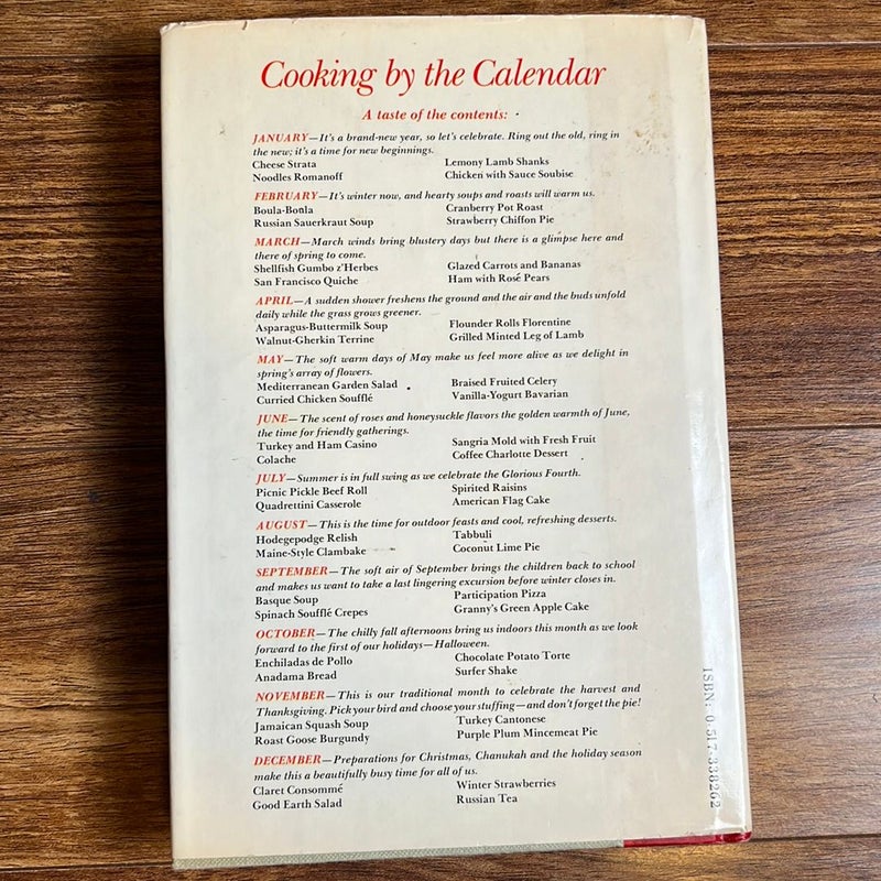 Cooking by the Calendar