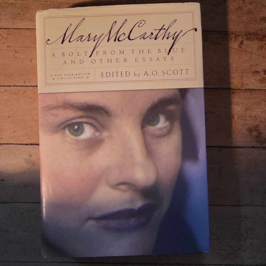 A Bolt from the Blue and Other Essays