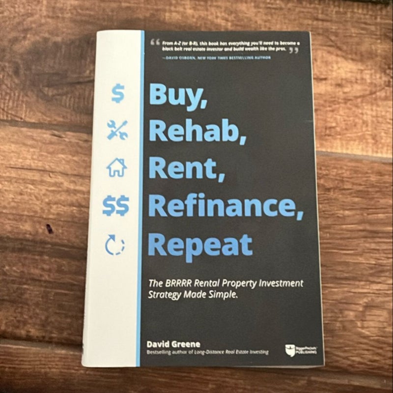 Buy, Rehab, Rent, Refinance, Repeat