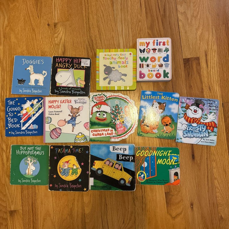 Lot of 12 Board Books 