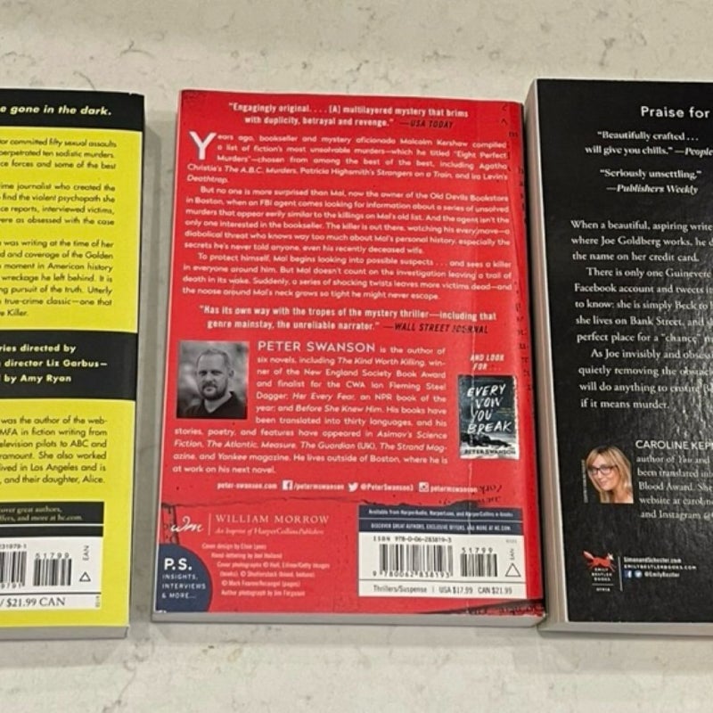 Crime/Thriller book bundle