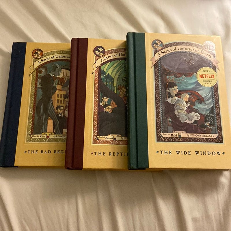 A Series of Unfortunate Events: First three books 
