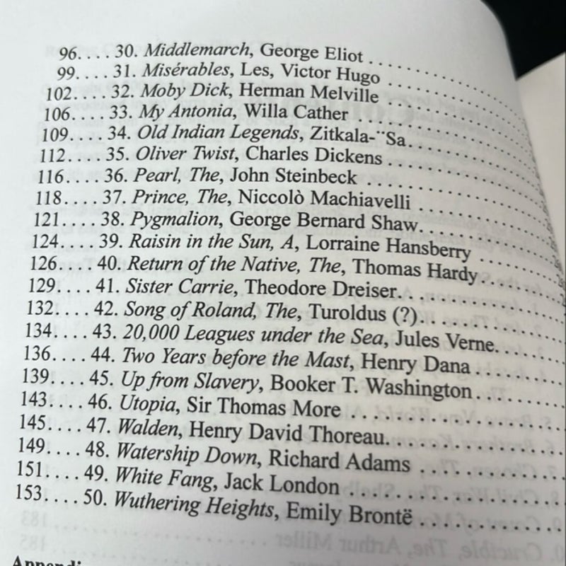 Reading Companion for 50 classics