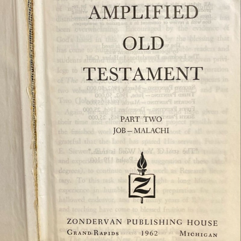 The Amplified Old Testament - Part Two