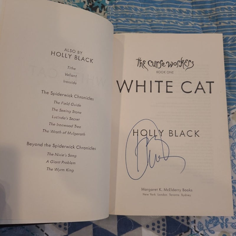 White Cat - Signed Copy