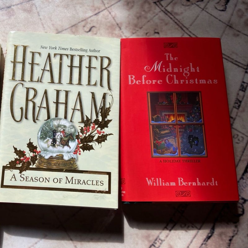 Lot of 2 Christmas Hardback Fiction 