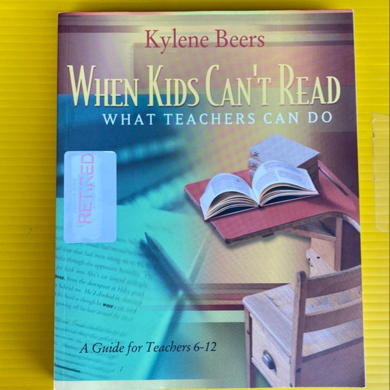 When Kids Can't Read-What Teachers Can Do