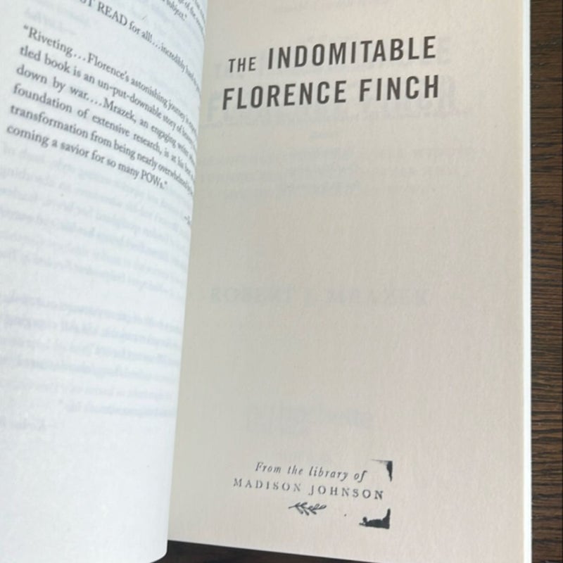 The Indomitable Florence Finch