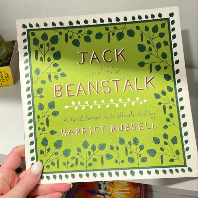 Jack and the beanstalk. A traditional tale illustrated