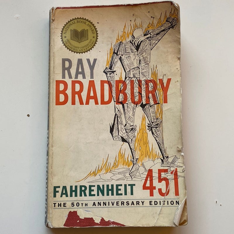 Ray Bradbury FAHRENHEIT 451 Paperback Book The 50th Anniversary Edition